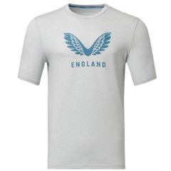 England Castore 2022 Grey Cotton Tee - Snr